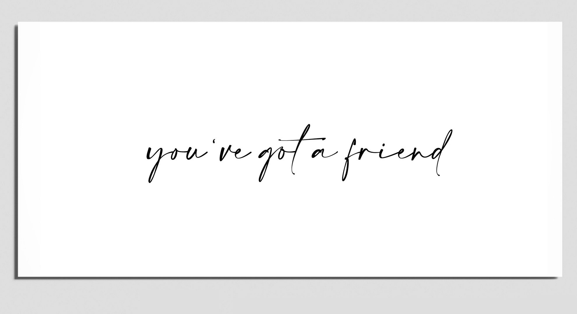 Frontseite mit dem Songititel "you've got a friend" von James Taylor